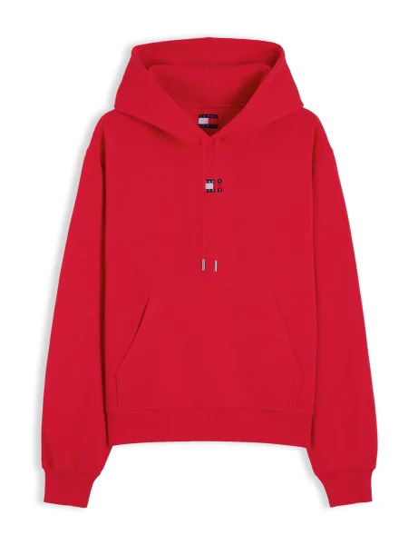 Palton Tommy Jeans roșu