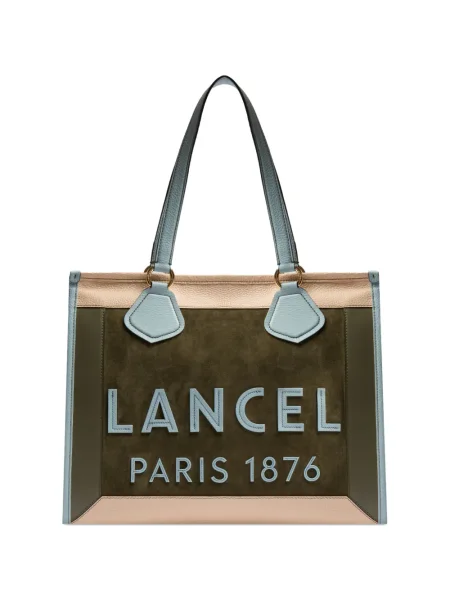 Чанта Lancel зелено