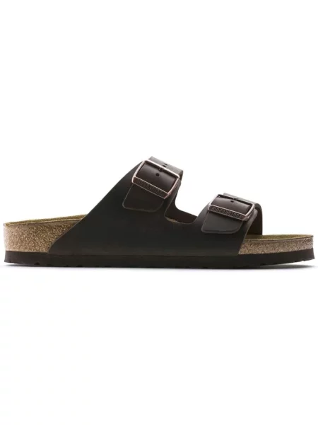 Klapki Birkenstock brązowe