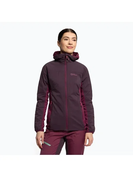 Olcsóbban. Jack Wolfskin női síelő dzseki Alpspitze Ins Hoody Méret: S lila