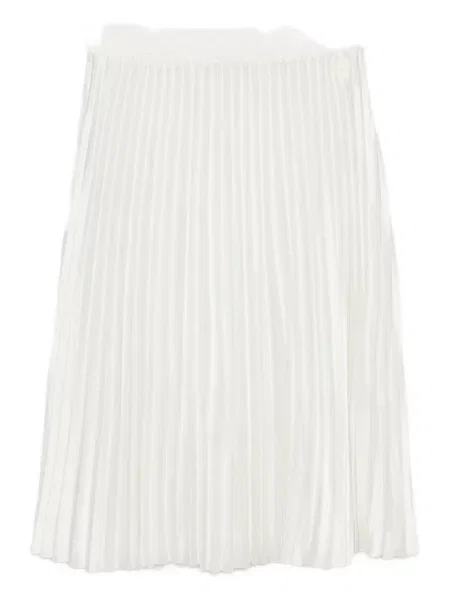 Fustă Lacoste cu broderie alb