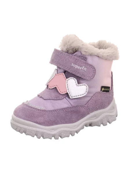 SUPERFIT Bocanci de zăpadă HUSKY+ crem / deschis / mov deschis / roz pal gri