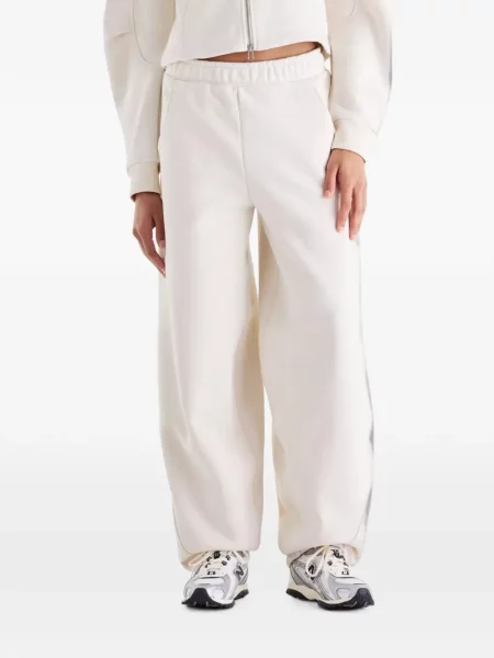 Matlasat pantaloni New Balance din fleece tenis maro