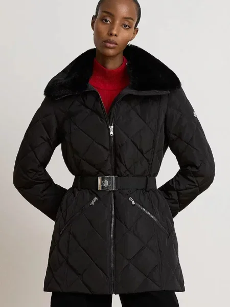 Lauren Ralph Lauren jachetă pentru femei negru