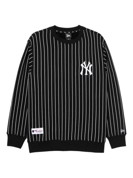 Hanorac New Era Cap cu broderie negru