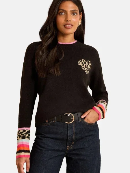 Love & roses Pulover mai multe culori negru