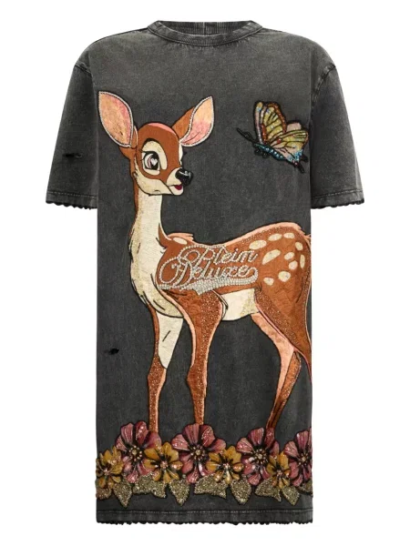 Rochie mini Philipp Plein de costum gri