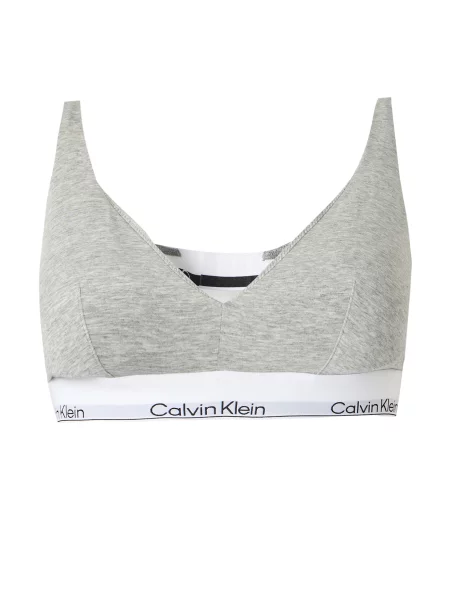 Calvin Klein Underwear Sutien gri deschis / negru alb