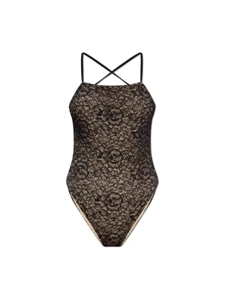 Stroj jednoczęściowy Dolce And Gabbana czarny