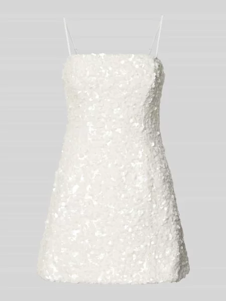 Sukienka koktajlowa z cekinowym obszyciem model Kirby' Forever New beżowa