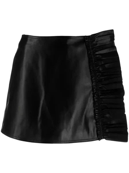 Pantaloni scurți Valentino Garavani cu volane negru