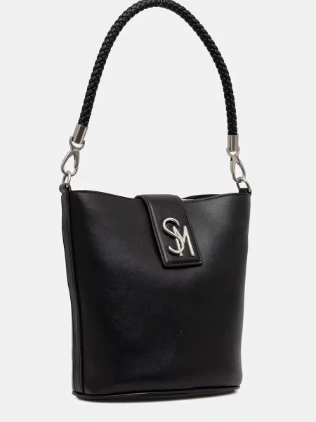 Torba Steve Madden Barrie Shoulder Bag Black/ Silver Universal czarna