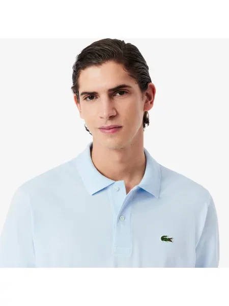 Lacoste Koszulka Polo Classic Fit Light Piqué niebieska