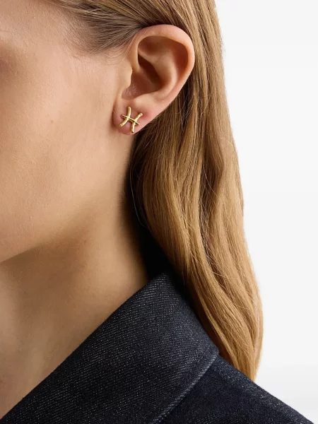 Cercei Jil Sander auriu