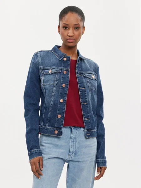Tommy Jeans Geacă de blug Vivianne albastru