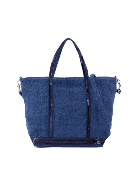 Torebka crossbody Vanessa Bruno skórzana niebieska