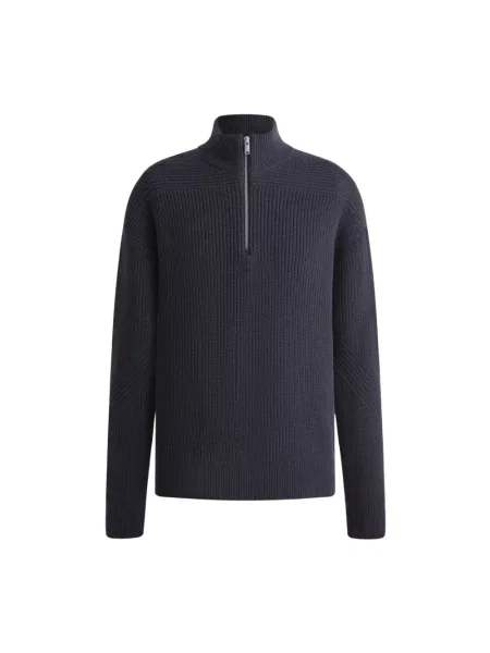 Sweter Fusalp wełniany niebieski