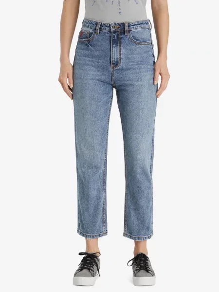 Jeansy Desigual niebieskie