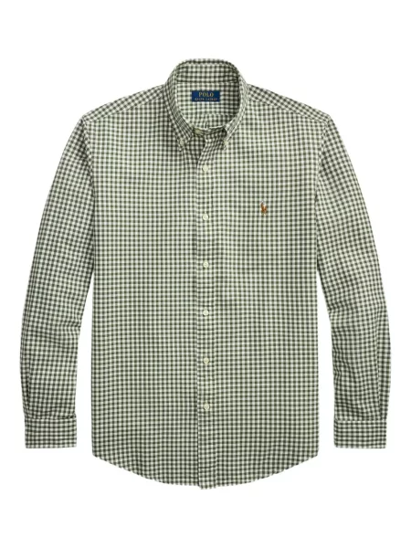 Ριγέ polo Polo Ralph Lauren με κουκούλα με αυτόγραφο λευκό