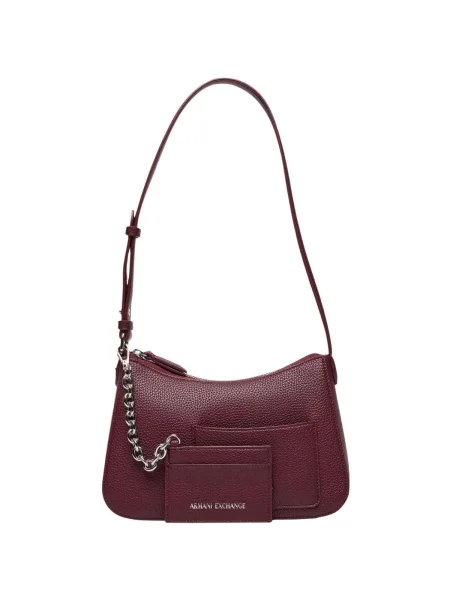 Geantă Armani Exchange Vișiniu roșu