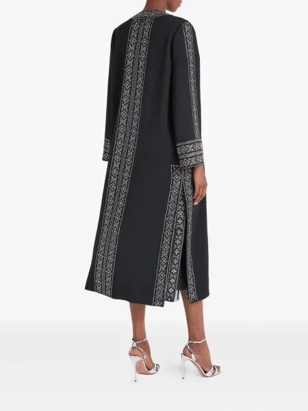 Palton Temperley London cu mărgele negru