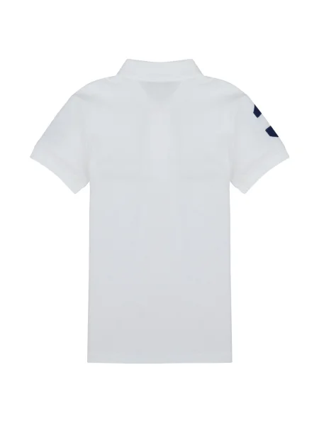 Tricou polo copii Polo Ralph Lauren alb