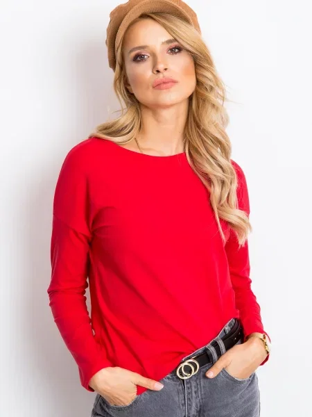 Bluză Fashionhunters roșu