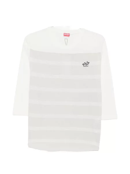 Top Kenzo cu dungi alb