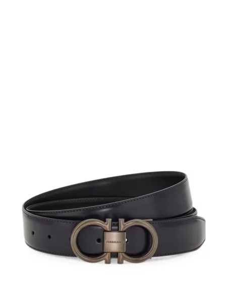 Cu centură reversibil curea Ferragamo albastru