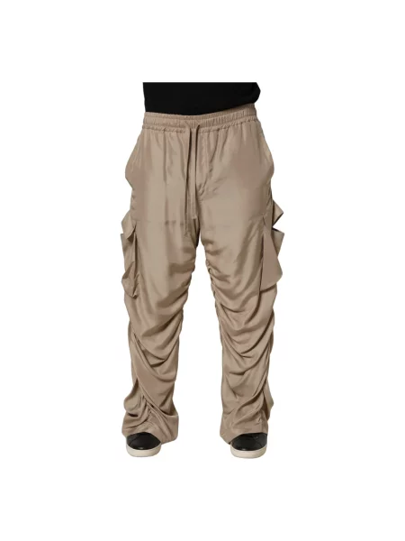 Spodnie cargo Dolce And Gabbana brązowe