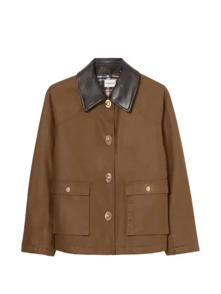Scurt ceruit geacă parka Claudie Pierlot maro