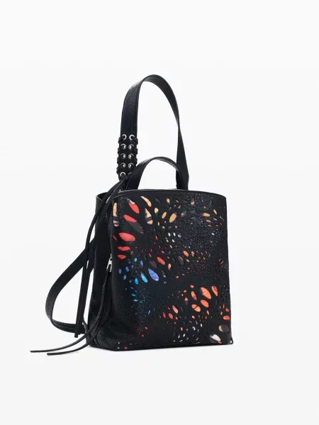 Desigual Rucsac albastru / roșu negru