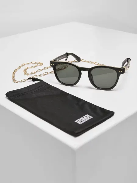 Urban Classics Ochelari de soare Italy auriu / negru gri
