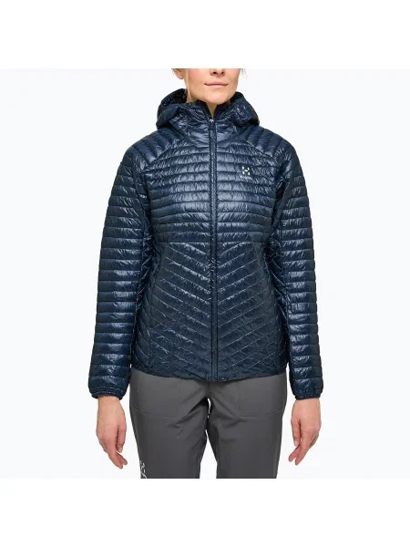 Haglöfs дамско пухено яке L.I.M Mimic Hood тъмно синьо