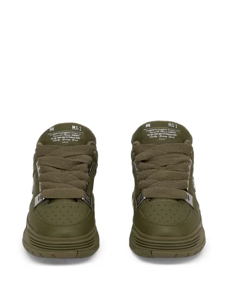 Sneakerși Amiri din piele verde