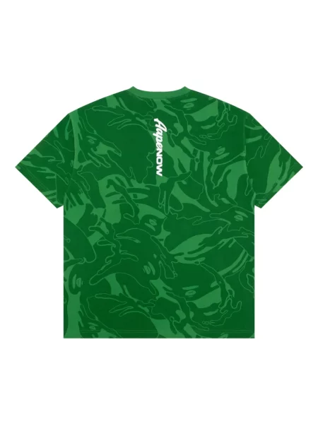 Камуфлажна тениска Aape By *a Bathing Ape® с принт зелено