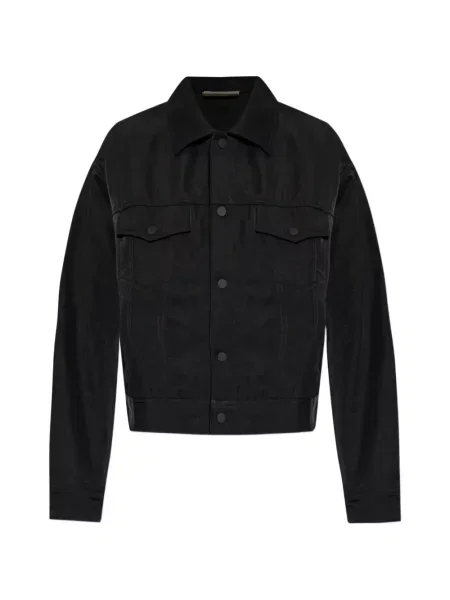 Geacă cămașă Fear Of God Essentials cu autograf negru