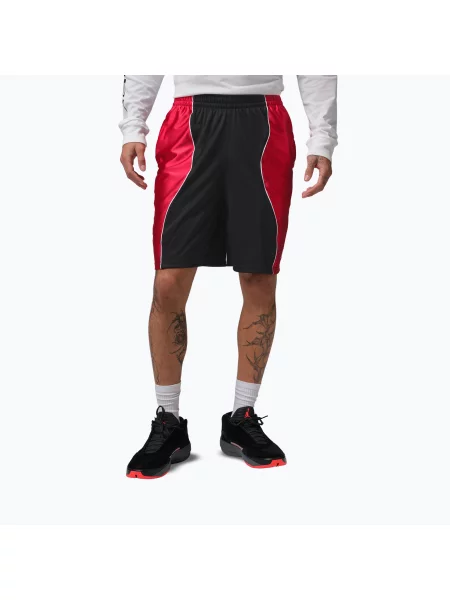 Pantaloni scurți de baschet pentru bărbați Nike Jordan Sport black/white/gym red alb