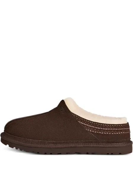Papuci de casă Ugg din piele de căprioară maro