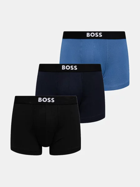 BOSS Boxerky Trunk 3P Micro ONE čierna