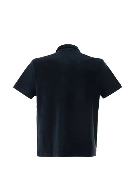 Tricou polo A.p.c. din material terry albastru