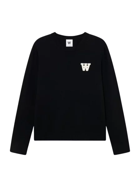 Sweter Wood Wood wełniany czarny