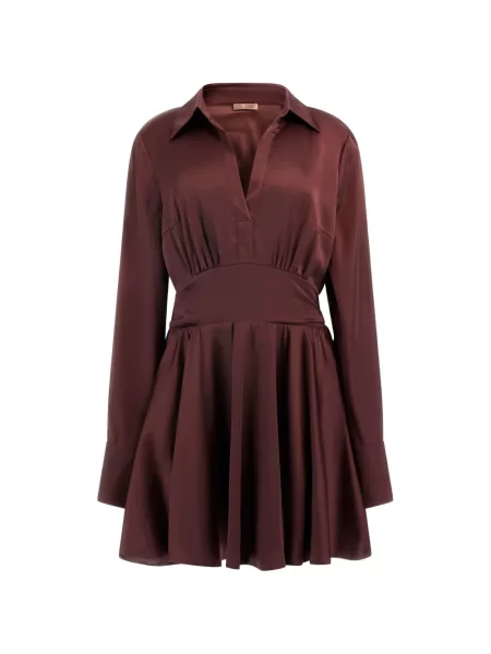Rochie mini Guess evazată roz