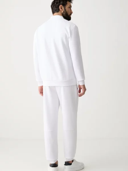 Emporio Armani melegítő szett férfi viszkózzal fehér