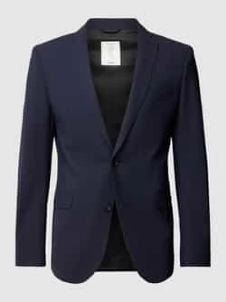 Marynarka z kołnierzem z połami model ‘S.OULAMTE’ S.oliver Black Label granatowa
