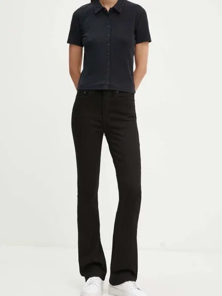 Levi's blugi bootcut pentru femei HIGH RISE BOOTCUT negru