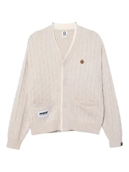 Cardigan Aape By A Bathing Ape cu broderie