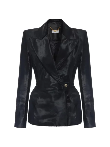 Geacă Elisabetta Franchi negru