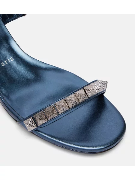 Sandale Christian Louboutin din piele albastru