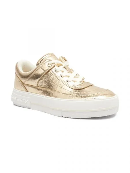 Michael Kors De piele sneakers AURORA auriu